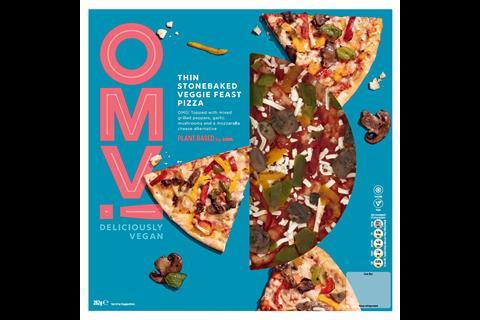 OMV! Thin Stonebaked Veggie Feast Pizza
